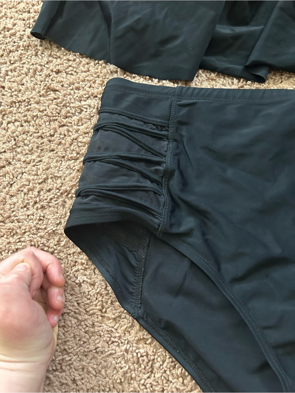 Torrid Size 2 Black Two-Piece Flounce Bikini Set - Picture 5 of 12